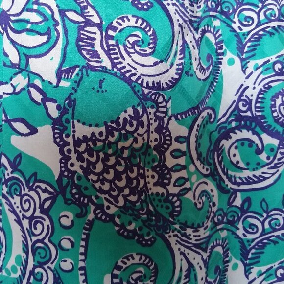 Lilly Pulitzer Eaton Shift Dress Size 4 Tassel Montauk Seaside - Picture 3 of 5